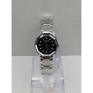 Wittnauer Winter Garden 10P04 Diamond Watch Silver New Battery Quartz Faceted